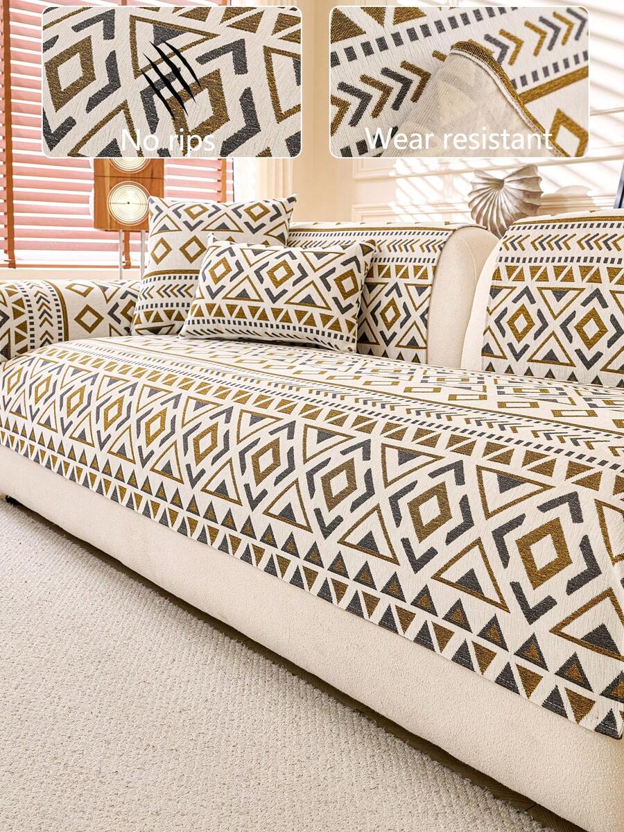 1 chiếc vỏ đệm sofa dùng được cả bốn mùa, kiểu dáng hiện đại tối giản, chống trượt, chống bụi và có thể giặt, mềm mại và không phai màu, thân thiện với thú cưng, phù hợp với phòng ngủ, văn phòng, phòng khách, sofa hình chữ L và sofa 1/2/3/4 chỗ ngồi.