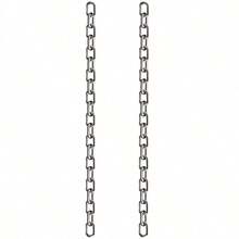 2 Pcs 5/32 X 23 Inch Link Chain 304 Stainless Steel Coil Chain For Transport Tie Down Binder Chain Pulling Towing Hanging, Home, Camping, Pet Towing, 4mm - Default - View 2