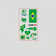 1pc Random Design National Flag Sticker, Suitable For 2026 Football Cup, Sports Events, Fan Parties, DIY - Multicolor - View 4