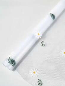 1 Roll Daisy Shelf Liner For Kitchen Cabinets,Non-Adhesive Drawer Liner,Non-Slip Refrigerator Liner,EVA Waterproof Fridge Pad Cupboard Mat Easy Placemats. - Multicolor - View 11