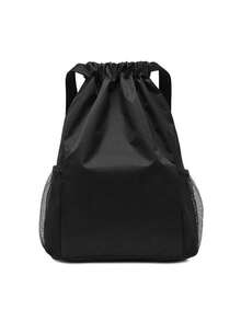 Large Capacity Lightweight Drawstring Backpack, Unisex Football/Basketball Bag, Waterproof Outdoor Sports Gym Bag - Multicolor - View 12