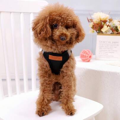 Dog Harness, Anti-Pulling Pet Chest Strap, Dog Vest With Breathable Mesh Pad, Dog Collar, Chest Strap Vest Style, Suitable For Small, Medium, Large Dogs, All Seasons, Pet Supplies, Cats And Dogs Indoor/Outdoor, Breathable Mesh Pet Vest Harness