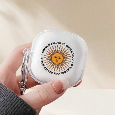 Funda protectora de auriculares con diseño del sol de Argentina, apta para funda protectora de auriculares de 1.ª/2.ª generación, nueva funda protectora de auriculares inalámbricos 3/Pro/Pro2, regalo para novio/novia, Día de San Valentín, vacaciones