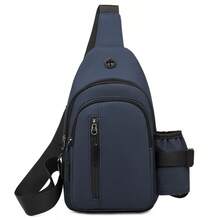 男士胸包，户外骑行斜挎包，休闲实用单肩包 - 彩色 - 查看 11