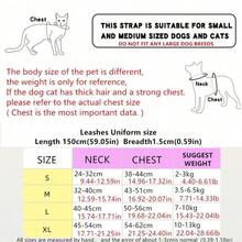 Cute Pet Harness And Leash Set For Small Dogs, Anti-Escape Cat Leash, Adjustable Cat Vest, All Seasons Suitable For Outdoor Walking - Pink - View 2
