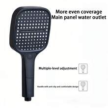 1个高压淋浴喷头，3种喷淋模式，浴室必备升级，打造水疗级淋浴体验 - 花灑 - 查看 7