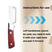 2pcs Stainless Steel Multifunctional Vegetable Peeler And Bottle Opener - Labor-Saving And Convenient Kitchen Tool, Suitable For Right-Handed Use, Suitable For Various Vegetables And Fruits, Exquisite Gift For 32 Festivals TY7G - Black - View 8