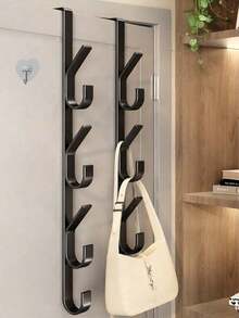 1 Móc Treo Cửa Đa Năng - Thiết kế thẳng, dùng để treo áo khoác, khăn tắm cho cửa phòng tắm, tiết kiệm không gian, không cần khoan, phù hợp cho phòng ngủ, phòng tắm, nhà để xe, phòng giặt, nhà nghỉ, nhà bếp, khách sạn (Giao hàng ngẫu nhiên) - móc dọc - Xem 16