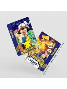 60pcs Cards + 32pcs Stickers, Including Vstar, Vmax, GX Limited CSR, Shiny Rainbow Arceus, Charizard Holo Cards - Multicolor - View 3