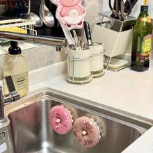 1pc Multi-Purpose Donut-Shaped Sponge Brush, Dishwashing Sponge, Multipurpose Kitchen Cleaning Sponge, Suitable For Sink, Countertop, Stove And Pots/Pans, Cleaning Supplies, Cleaning Tools - Sponge Wipe - View 4