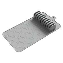 Large Knife Mat, Soft-Grip In Drawer Knife Organizer For 10 Knives, Non-Slip Kitchen Drawer Storage, Space Saving Knife Block Alternative, Premium - Multicolor - View 10