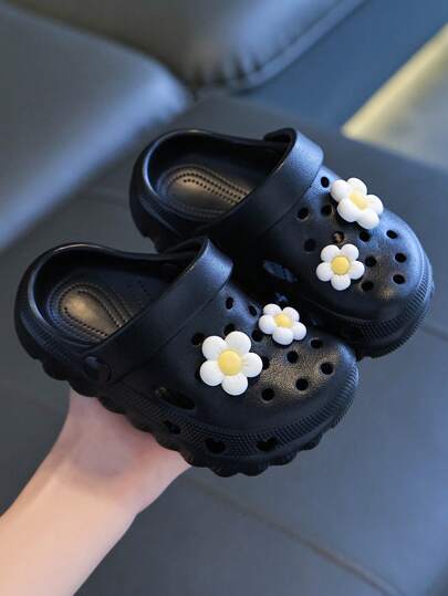 Dép xăng đan rỗng mũi mới năm 2026 cho trẻ em, dép đi biển ngoài trời tối giản thời trang unisex, dép bít mũi/dép lê nhẹ, dày dặn bằng chất liệu EVA cho trẻ nhỏ và trẻ mới biết đi.