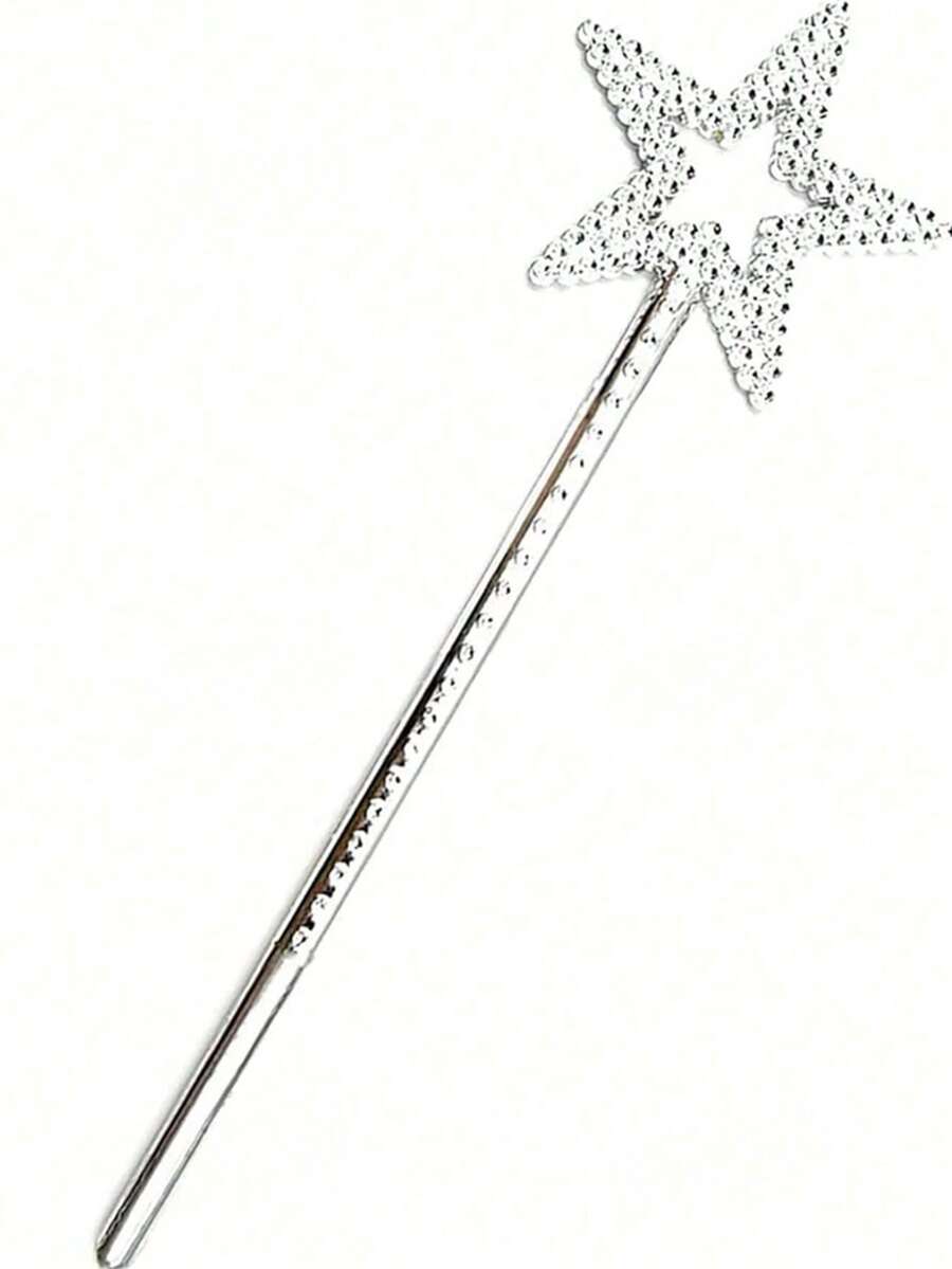 1pc Plastic Fairy Wand Star Wand Princess Angel Wand Birthday Party Wedding Christmas Cosplay Halloween Prop (May Deform During Transport, Please Do Not Buy If You Mind) 1/2/5/8pcs - Multicolor - View 1
