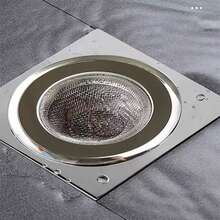 1pc Stainless Steel Sink Strainer, Kitchen Vegetable Washing Basin Drain Net, Floor Drain Anti-Clogging Net, Suitable For Restaurant, Kitchen, Hotel, Anti-Clogging, Durable, Anti-Corrosion - Silver - View 3