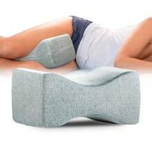 TULUP - Almohada Ortopédica para Piernas by Big Rest Almohada Ergonómica de Espuma Viscoelástica de Alto Soporte para Rodilla Cadera Espalda Ciática Articulaciones Orthopedic Pillow Gris - gris - Ver 1
