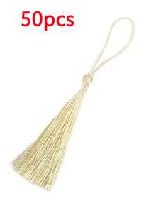 50 chiếc/gói, tua rua 13cm, thích hợp để may phụ kiện rèm cửa, trang trí đám cưới DIY. - 50 tua rua - Xem 11