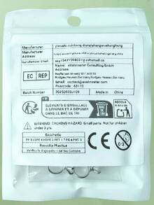 2件套优雅时尚锆石小戒指，美甲饰品 - 彩色 - 查看 7