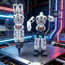 2-In-1 Transforming Robot Cartoon Ballpoint Pen, Creative Stationery Pen That Can Transform Into Robot, Gift For Elementary School Boys - Multicolor - View 14