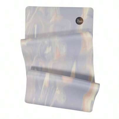 U can - Tapete de yoga mat y ejercicio PU 5 mm grosor Antideslizante y antiderrapante Ecofriendly Grueso 183x68 cm Bueno y profesional UCAN Pilates barre hit funcional