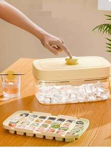 Tray, Pressure Ice Maker Mold, Homemade Storage Box, Freezer Maker, Large Capacity - Multicolor - View 1
