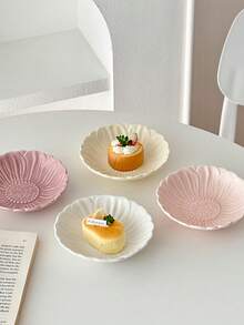 Bộ 4 bát sứ hình hoa dùng đựng nước chấm, nước tương, giấm, gia vị, trà, đồ ăn nhẹ và món tráng miệng. - Nhiều màu - Xem 10