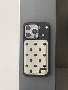 1 chiếc ốp lưng da họa tiết chấm bi tối giản có nam châm, dùng cho điện thoại thông minh hỗ trợ Magsafe, kiểu dáng tối giản và thời trang. - Nhiều màu - Xem 5