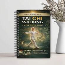 DANPERJI 1 Book Tai Chi Walking Advanced Edition: 28-Day Plan | 10 Minutes Daily Practice, Progressive Illustrated Movements Help Improve Balance And Overcome Fear Of Falling | Spiral Bound, Paperback - A - View 10
