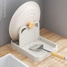 1 cái Giá đỡ nắp nồi đa năng/Giá để nắp nồi/Giá để muỗng/Giá đựng nắp nồi và dụng cụ nhà bếp/Dụng cụ nhà bếp - Nhiều màu - Xem 7