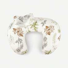 Floral Nursing Pillow With Removable Washable Cover And Breathable Filling, Suitable For 0-16 Months Baby Nursing Support, Multi-Functional Support Cushion - Multicolor - View 9