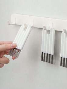2pcs Multi-Functional Computer Cleaning Set: Soft Keyboard Cleaning Brush, Key Slot Cleaning Brush, Lid Cleaning Brush, Curved Handle Keyboard Cleaning Brush (Suitable For Deep And Shallow Grooves), Baby Bottle Brush, Desktop Cleaning Set, Multi-Purpose Brush, Back To School Decor, Home Decor, Ornament, Mini Home - Cleaning Brush - View 8
