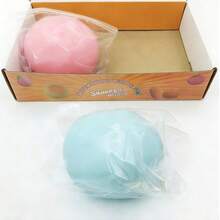 10厘米慢回弹超弹力柔软可爱慢回弹玩具套装，可重复使用，经久耐用，无异味，轻便易携，造型可爱，采用优质PU泡沫和柔软弹性材料制成。卡哇伊美学，卡通风格，可爱俏皮，Y2K灵感，简约粉彩色系（粉色/白色/黄色/浅蓝色）。圆形柔软毛绒枕头造型，表面光滑，独立包装，小巧便携，可缓解压力和焦虑，是一款舒缓情绪的玩具。 - 彩色 - 查看 14