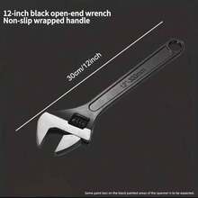 重型可调扳手套装 – 宽口铬钒钢扳手，带防滑胶带，专业多功能工具，适用于管道、汽车维修和家居维护 - a - 查看 10