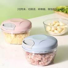 1 cái dụng cụ ép tỏi thủ công, máy băm tỏi 2 lưỡi. - Màu xanh nhạt - Xem 3