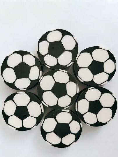 1pc Football Shaped Eraser, School & Office Supplies, Student Rewards, Back To School Gifts, Football Match Party Favors, Back To School Essential