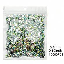 8000-20000PCS Resin Flat Back AB Rhinestones 3.0-5.0mm, Flat Back Rhinestones, For Nail Art, Water Cups, Bottles, Crafts Decoration, Loose Glitter Rhinestones - Crystal AB - View 8
