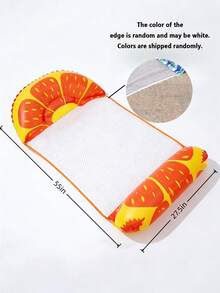 1/2pcs Inflatable Fruit-Shaped Floating Lounger, Adult Summer Pool & Beach Party Accessory, Perfect Summer Gift, Multifunctional Floating Pool Lounge Chair For Adult Vacation Fun And Relaxation, Pool Inflatable, Beach Essentials, Pool Float - Multicolor - View 13
