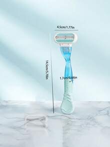 不锈钢男女通用腋下剃毛器，无痛剃毛 - 可重复使用，保护皮肤，防止刺激，灵活旋转超薄刀片手动剃毛器，易于使用，温和呵护肌肤 - 多色 - 查看 8