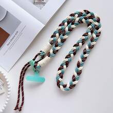 1pc Adjustable Braided Colorful Shoulder Strap, Multifunctional Accessory For Camera, Phone Case, Lanyard - Multicolor - View 12