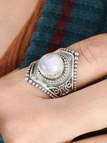 1 chiếc nhẫn thời trang dành cho nữ, thích hợp làm quà tặng đám cưới, lễ đính hôn, tiệc tùng hoặc ngày Valentine. - 1 # - Xem 3