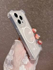 奢华闪亮透明加固全包保护壳，柔软贴合，适用于 17 Pro Max/17 Pro/16 Pro Max/16/16 Pro/16 Plus/15/15 Pro Max/15 Pro/15 Plus/11/12/13/14 Pro Max/11 Pro/11 Pro Max/12 Pro/12 Pro Max/13 Pro/13 Pro Max/7 Plus/14 Pro/14 Pro Max/14 Plus - 透明閃粉加厚 - 查看 10