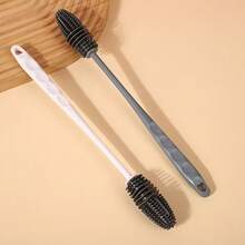 Long Handle Silicone Cup Brush, Cleaning Brush For Cups, Bottles, Glasses, No Dead Angle, Household - Silicone Cup Brush - View 3