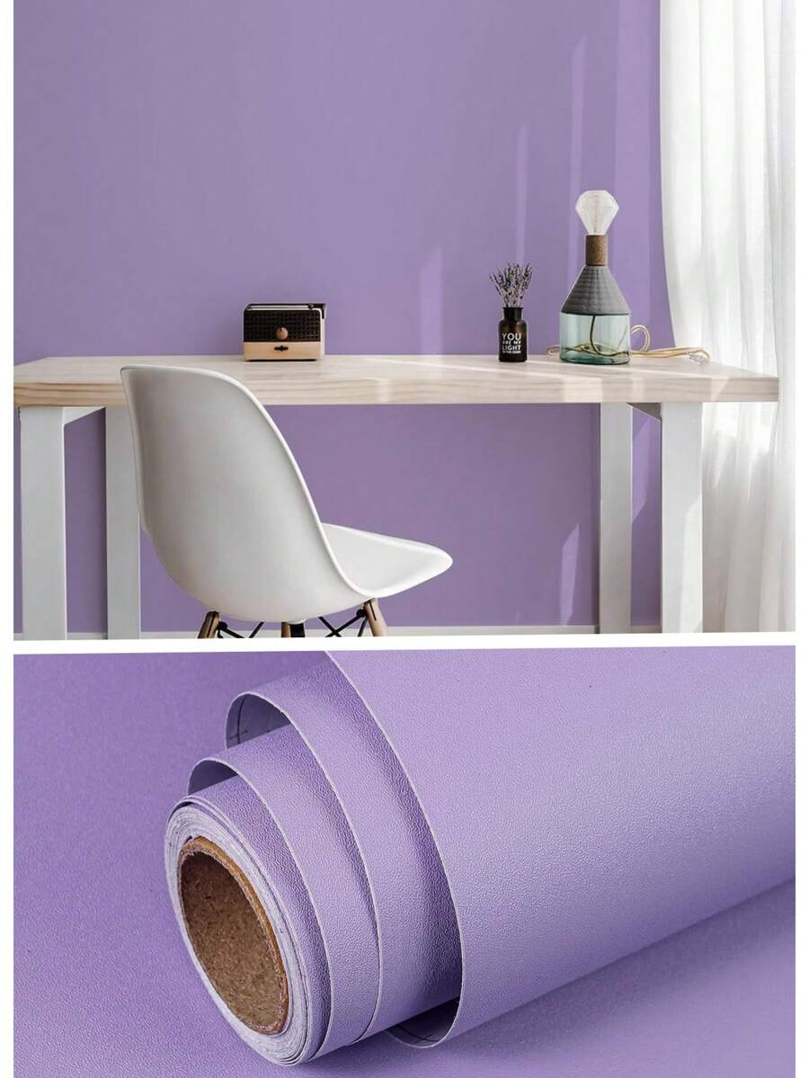 1 rolă de tapet autoadeziv minimalist, culoare solidă, PVC mat, impermeabil, îngroșat, pentru dormitor, living, casă, decorare magazin, perete, dulap, blat, reînnoire mobilier, 40cm * 100/300/500cm