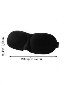 1/3pcs, 3D Contoured Blackout Sleep Mask With Adjustable Elastic Band, Travel Sleep Eye Mask, Nap Shade Sponge Eye Mask - Eye Mask - View 5