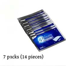 14 Pieces Of Teeth Whitening Strips - 5D / Strips. For Daily Use. Deep Cleaning Whitening Strips. Teeth Whitening Strips. - 7盒/14片 - 查看 2
