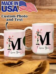 1pc 11oz/15oz Custom Mother's Day Mug, Personalized With Photos And Text, A Unique Gift For Mom - Style 2 - View 2
