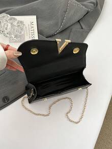 2026 New Minimalist Large Capacity Square Handbag, Versatile Fashionable Shoulder Crossbody Bag - Black - View 4