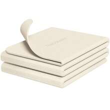 Readaeer - Tapete plegable de yoga para viajes tapete de yoga plegable de 6 mm de grosor con bolsa de transporte antideslizante TPE para ejercicios de pilates de 72 pulgadas de largo x 24 pulgadas - Beis - Ver 7