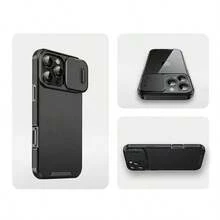 Apple 16 Pro Max Pathfinder Phone Case, Apple 15 Pro Military Sliding Window, Apple 14 Anti-Fall Protective Cover - Black - View 4
