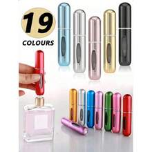 10pcs 5ml Refillable Mini Perfume Spray Bottles, Reusable Perfume Bottles, Travel Perfume Bottles, Mini Perfume Bottles, Can Be Refilled From The Bottom, Refillable Spray Bottles, Travel Essentials, Multiple Colors Available, 1/3/4/5pcs Set, Small Spray Decanting Containers, Travel Storage Pouch, Suitable For Beach, Summer Vacation, Back To School And Other Occasions - Multicolor - View 6