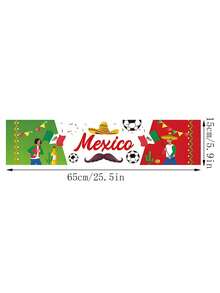 1面2026年世界杯10国世界杯足球赛手持加油旗，氛围装饰拍照道具，国旗加油道具，阿根廷、巴西和其他热门国家队涤纶旗，足球迷居家观赛必备，酒吧主题装饰 - A - 查看 13